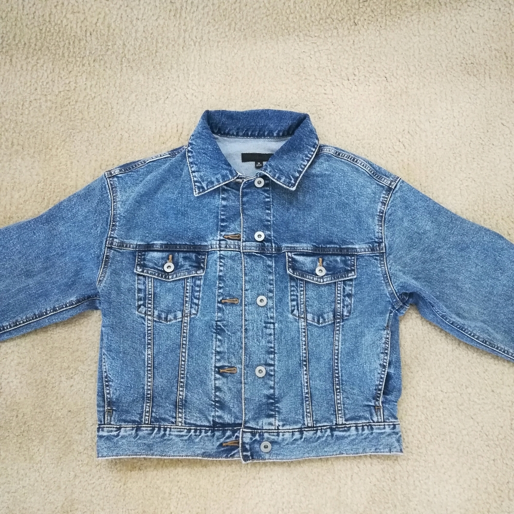 NWT Oversized Denim Jacket, XS